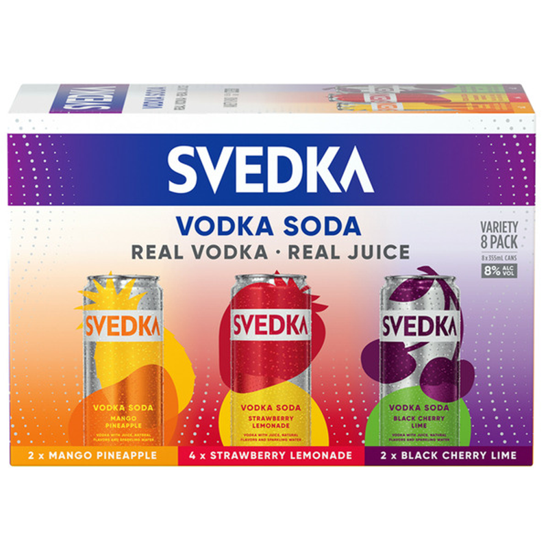 SVEDKA Vodka Soda Variety
