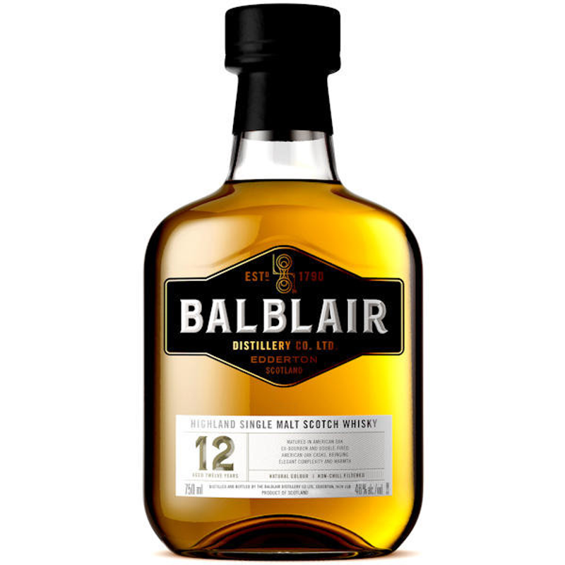 Balblair 12 Year Highland Single Malt Scotch Whisky 750mL
