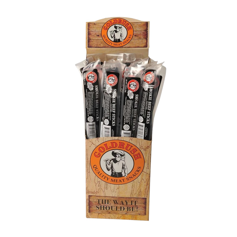 Gold Rush Black Peppered Smokie Beef Stick view 1