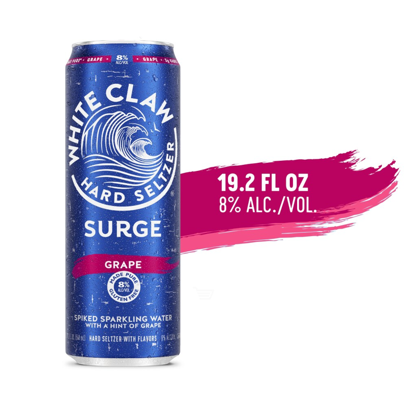 White Claw Surge Grape view 1