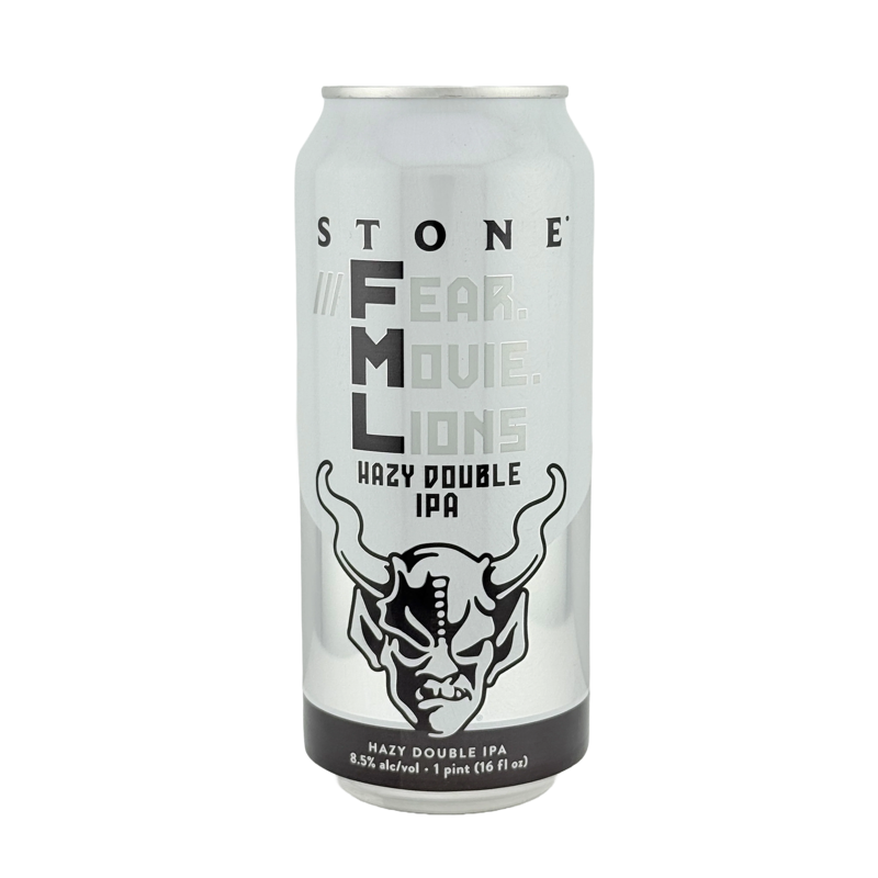 Stone Brewing Fear.Movie.Lions Hazy Double IPA 16oz can