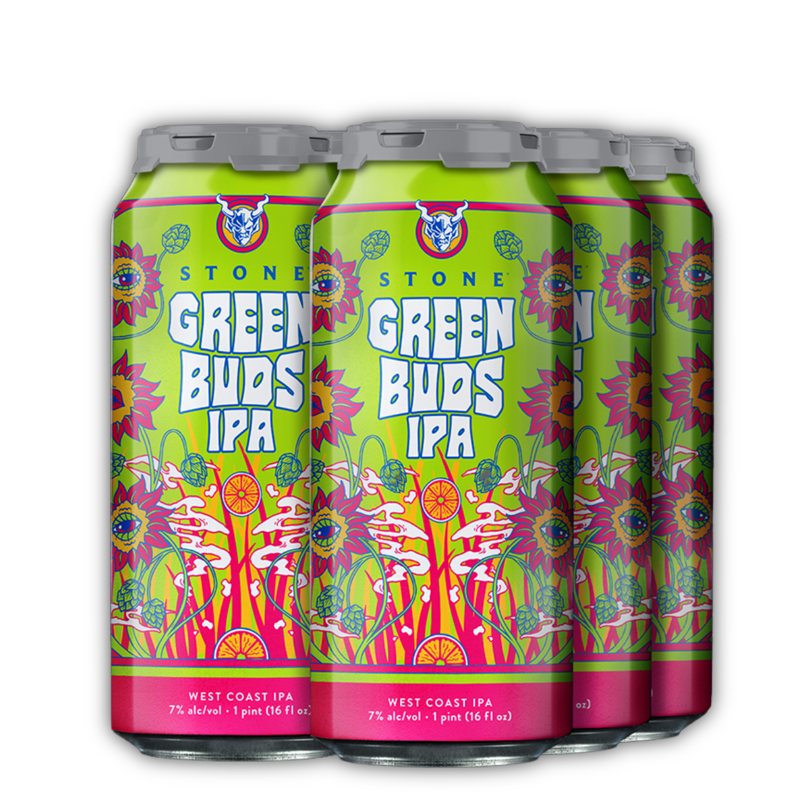 Stone Brewing Green Buds IPA view 1