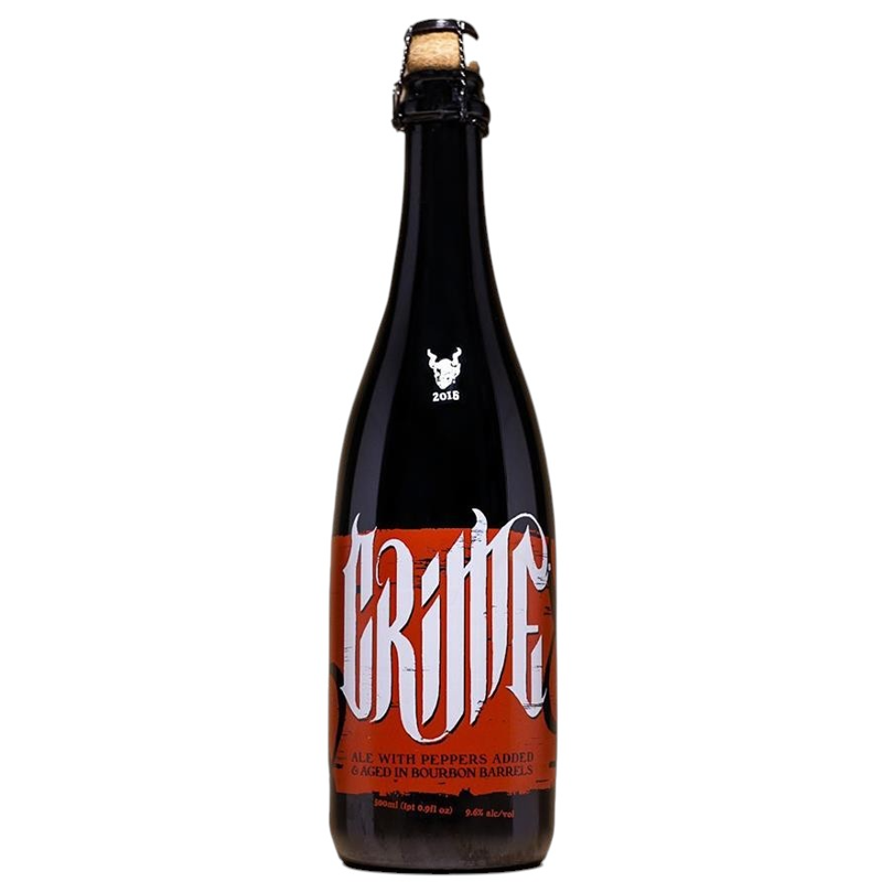 Stone Brewing Crime Bourbon Barrel-Aged Ale 500mL bottle