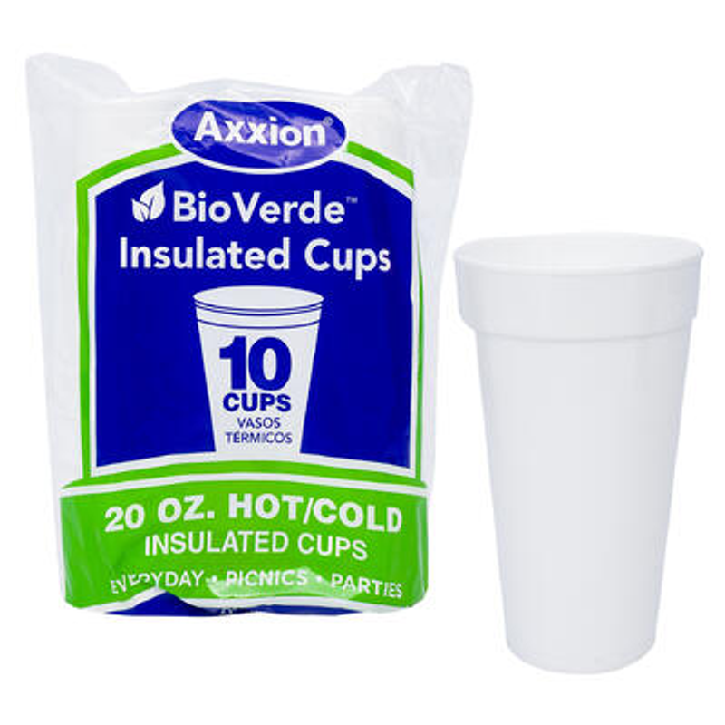Axxion Foam Cups 10 Pack 20oz