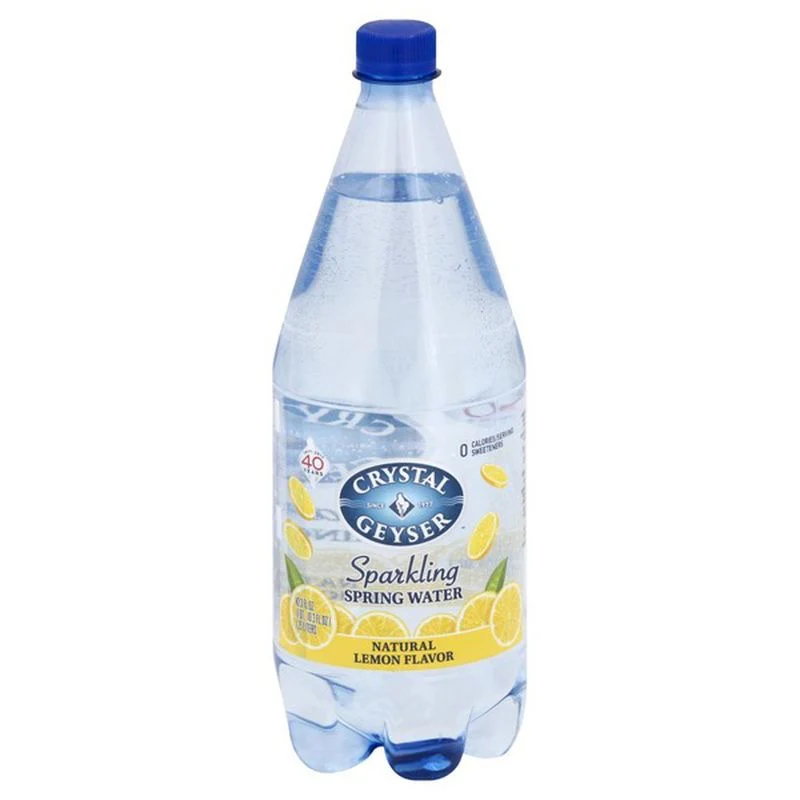 Crystal Geyser Lemon Sparkling Water 18oz