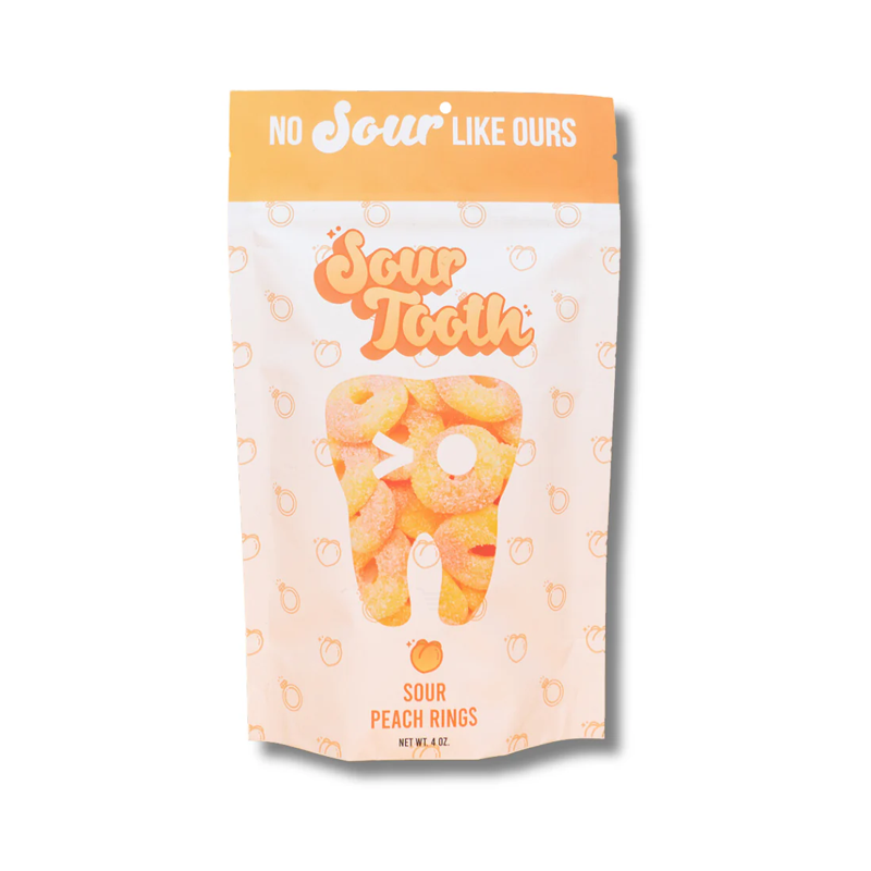 Sour Tooth Sour Peach Rings view 1