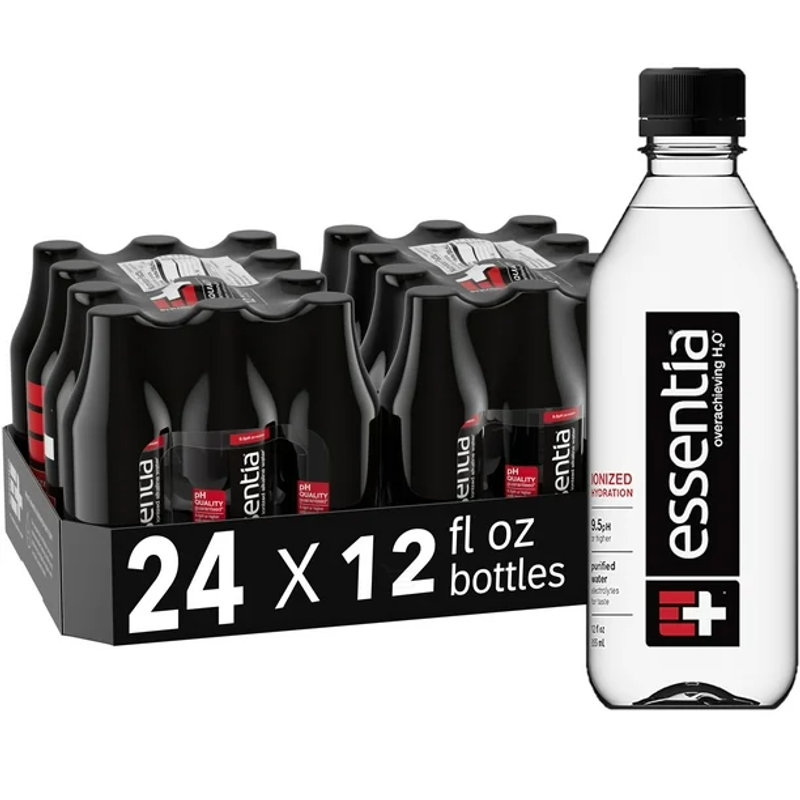 Essentia pH 9.5 Ionized Alkaline Water 12oz 24-pack