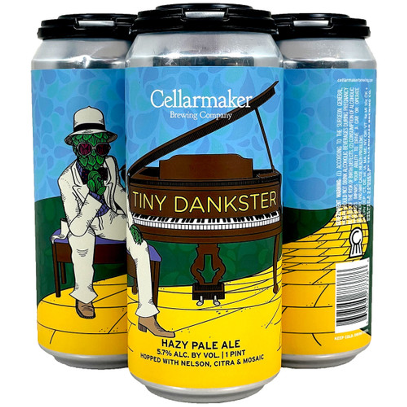 Cellarmaker Brewing Tiny Dankster Hazy West Coast Pale Ale view 1
