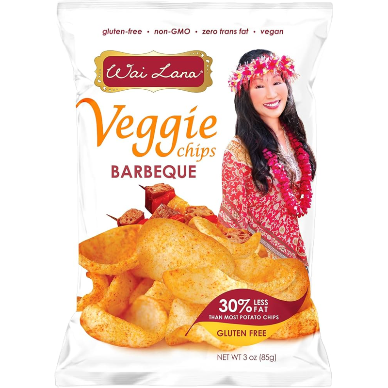 Wai Lana Barbeque Veggie Chips 3oz Bag