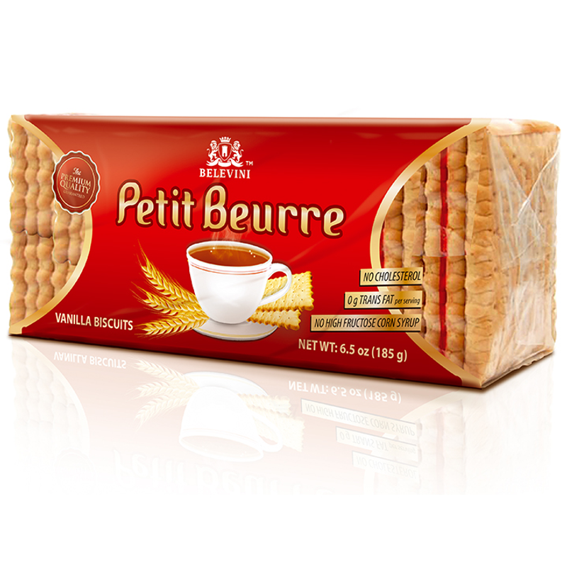 Belevini Petit Beurre Vanilla Biscuits 6.5oz Box