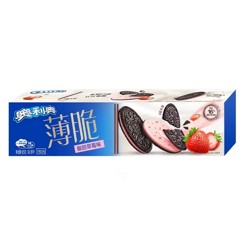 OREO Strawberry Thins 95g Box