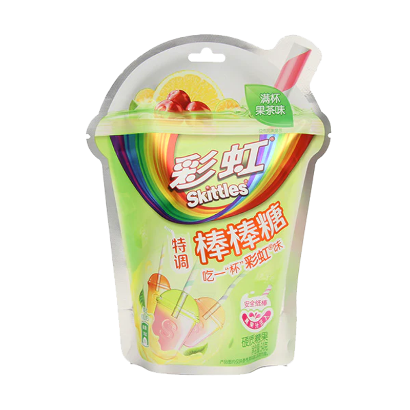 Skittles Lollipop Fruit Tea Flavor 54g Bag
