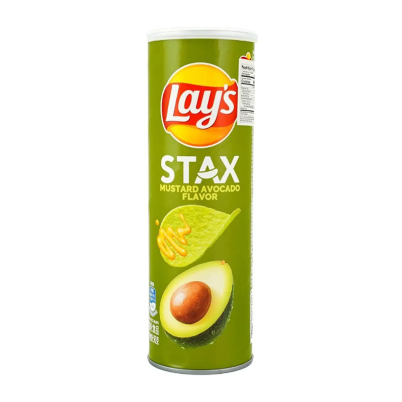 Lay's Stax Mustard Avocado 90g Can