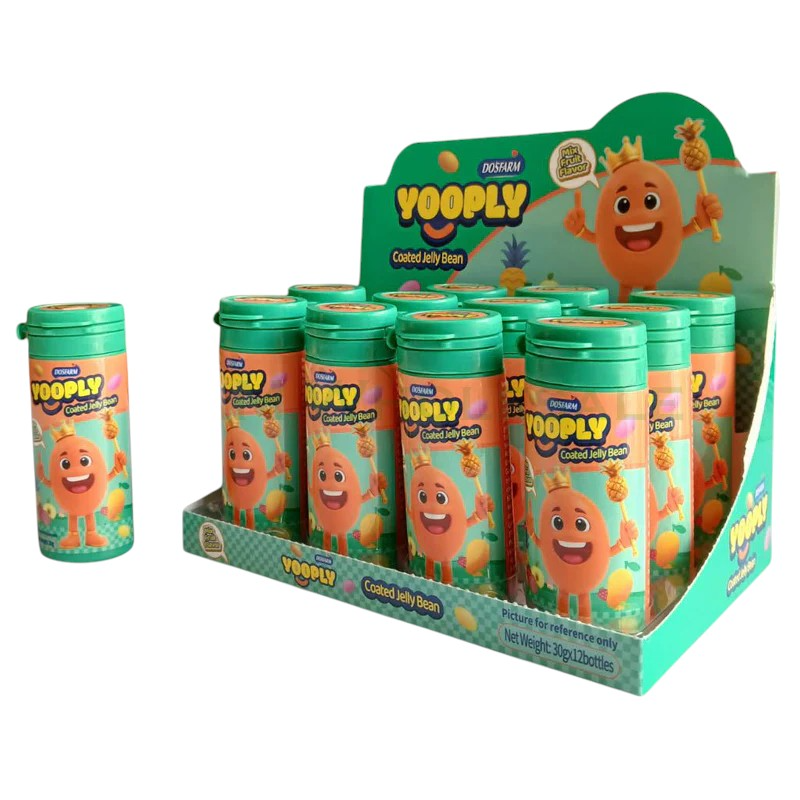 YOOPLY Coated Jelly Beans Assorted Fruit & Soda Flavors 1.5oz