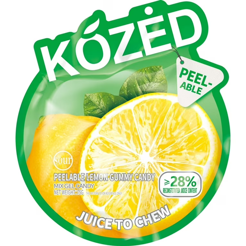 KOZED Lemon Peelable Gummy Candy view 1