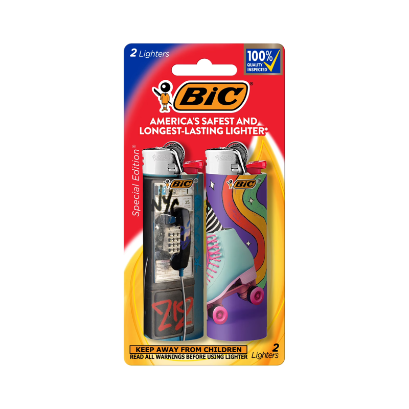BIC Maxi Lighter Twin Pack 2ct