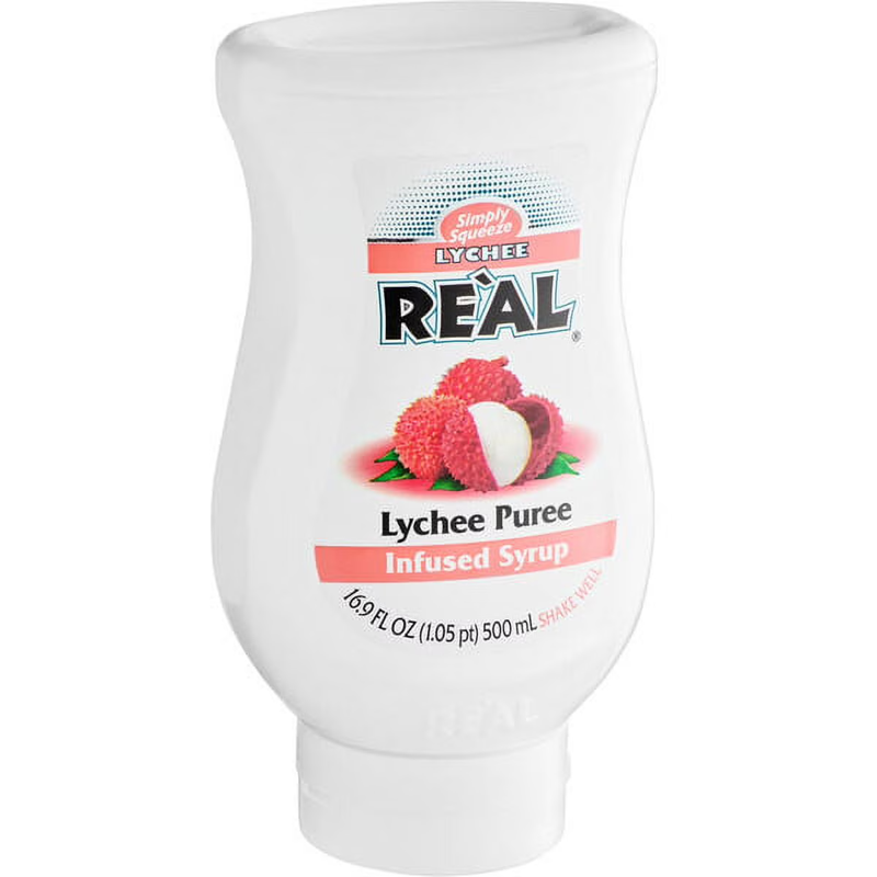 Real Lychee Puree Infused Syrup