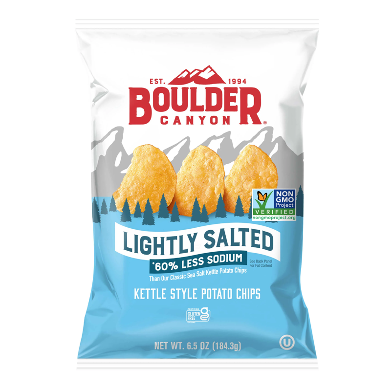 Boulder Canyon Lightly Salted Potato Chips view 1