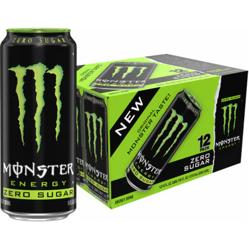 Monster Energy Original Green 12 Pack 16oz Cans
