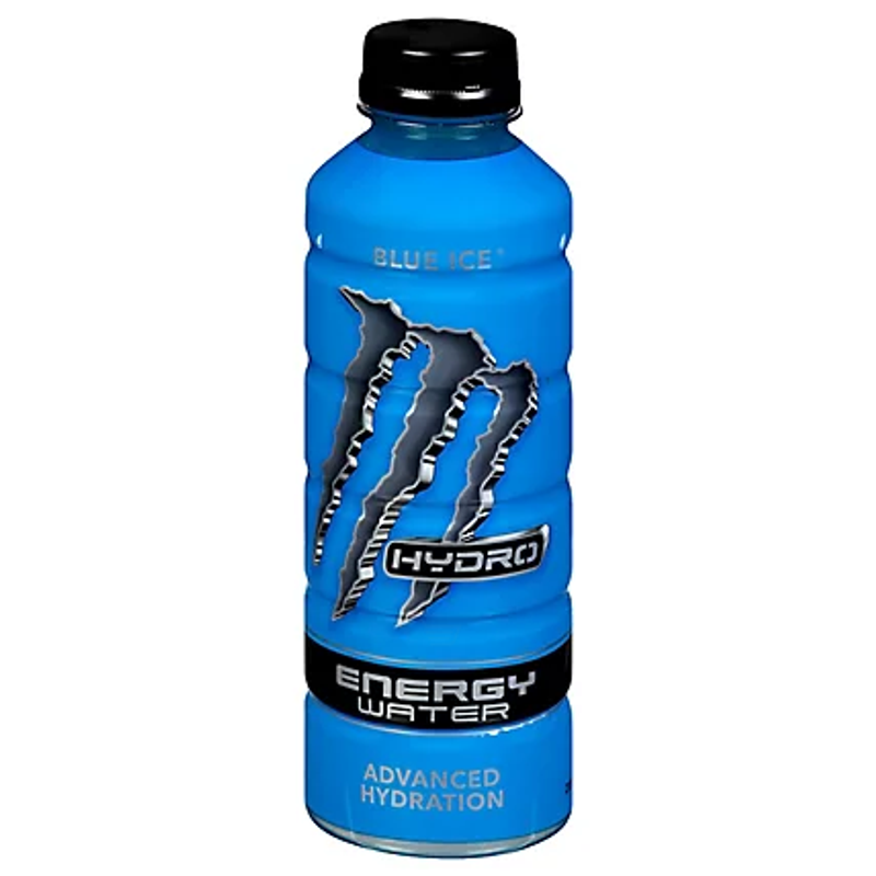 Monster Hydro Blue Ice Energy Water view 1