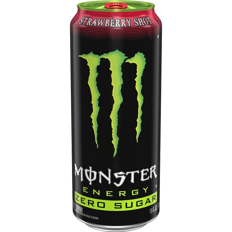 Monster Energy Zero Sugar Strawberry Shot view 1