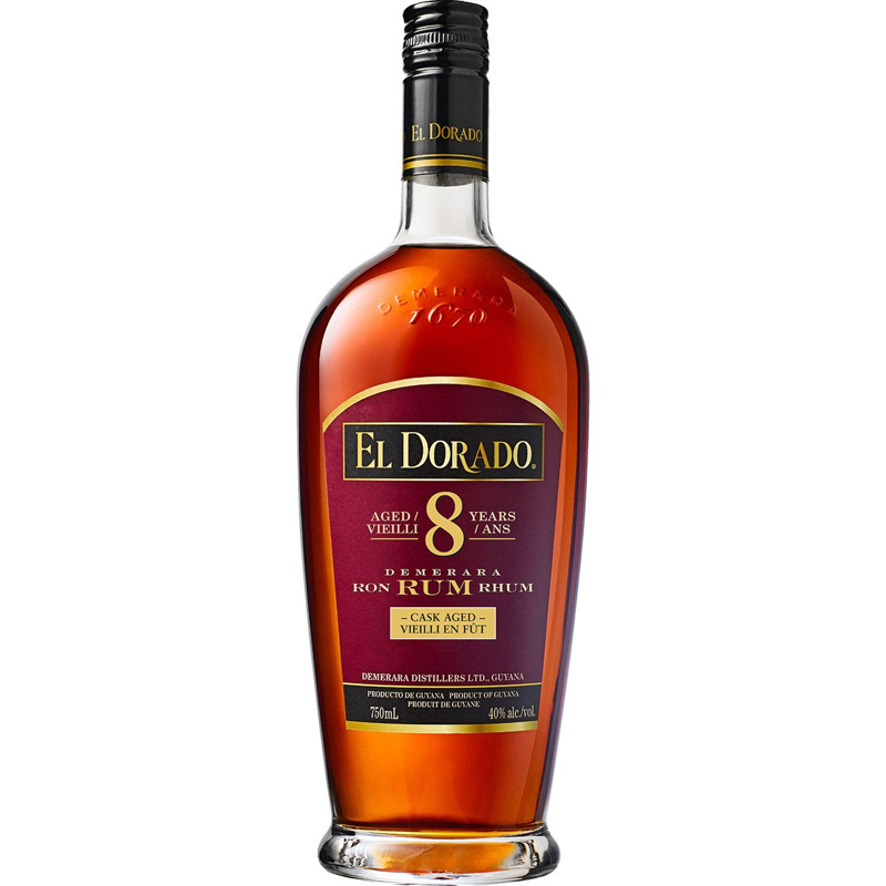 El Dorado 8 Year Old Rum view 1