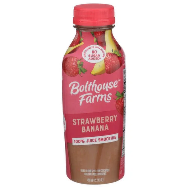 Bolthouse Farms Strawberry Banana Fruit Smoothie 450mL