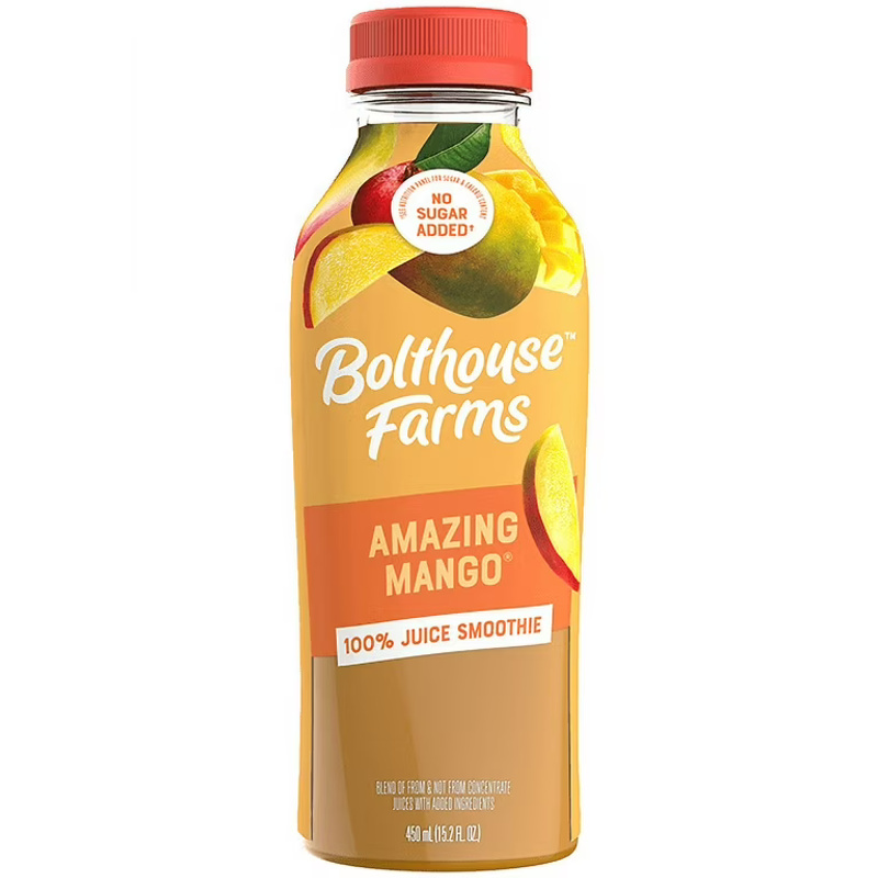Bolthouse Farms Amazing Mango 100% Juice Smoothie 15.2oz