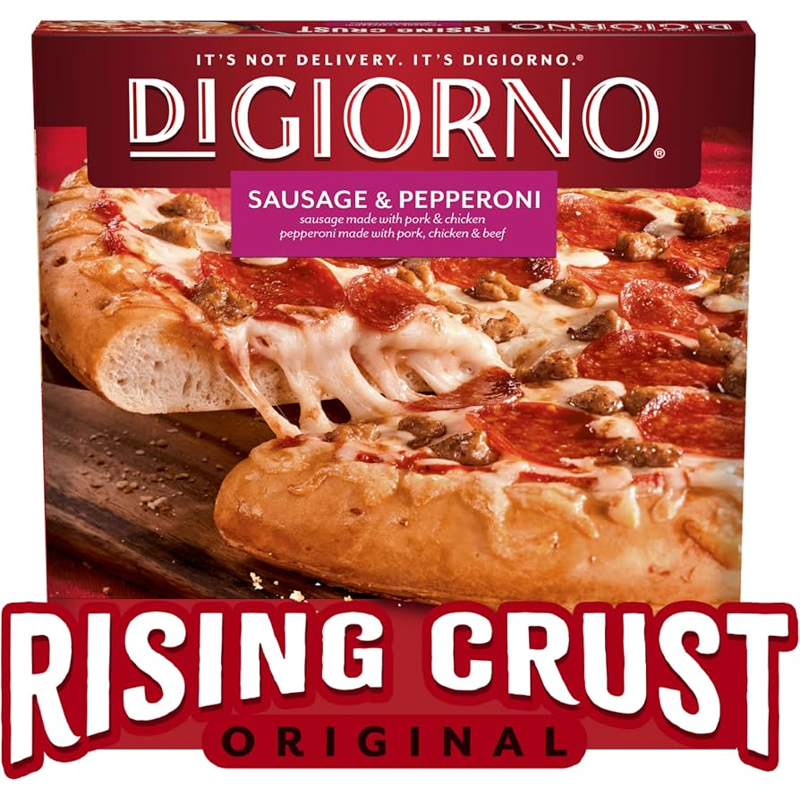 DiGiorno Rising Crust Sausage & Pepperoni Pizza 27.3oz Box
