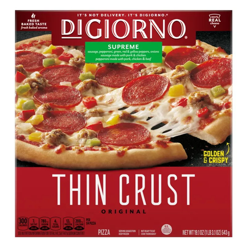 DiGiorno Classic Thin Crust Pepperoni Pizza 16.9oz Box