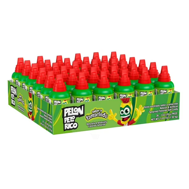 Pelon Pelo Rico Tamarind Chili Candy 12-count 30g Bottles