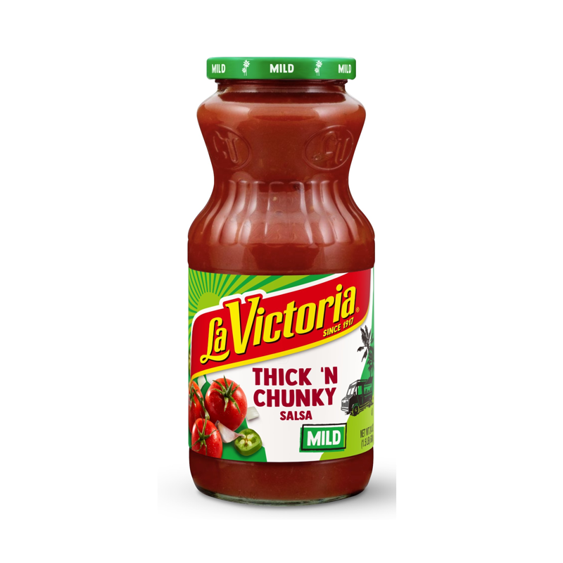 La Victoria Thick and Chunky Mild Salsa 16oz Jar