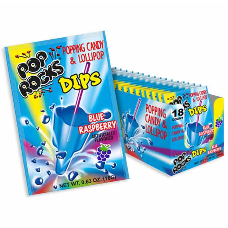 Pop Rocks Dips Blue Raspberry view 1