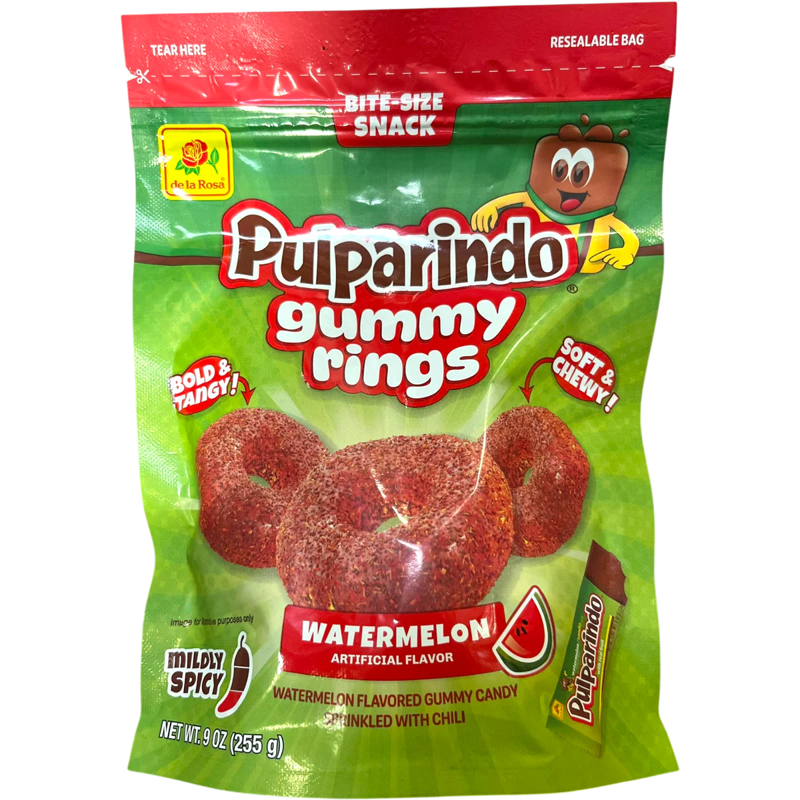 Pulparindo Watermelon Gummy Rings view 1
