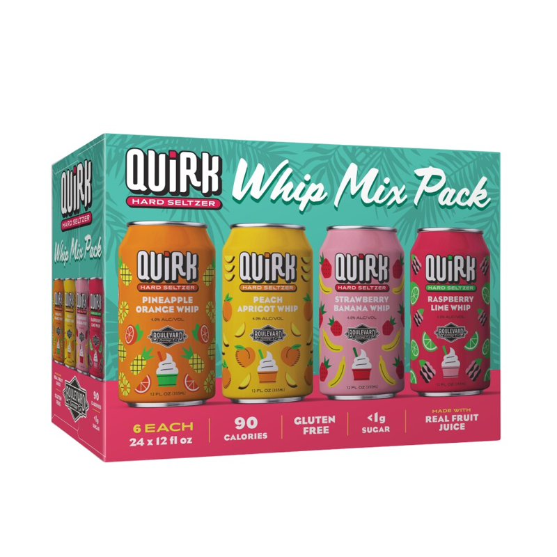 Quirk Whip Hard Seltzer Variety Pack 12pk 12oz cans