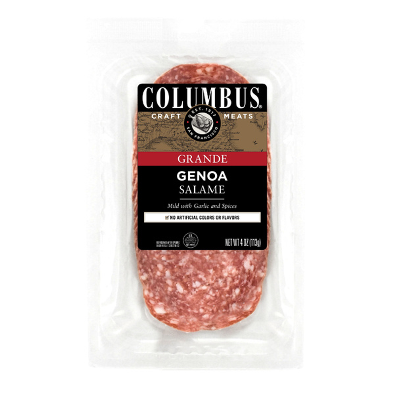 Columbus Genoa Salame Sliced 4oz