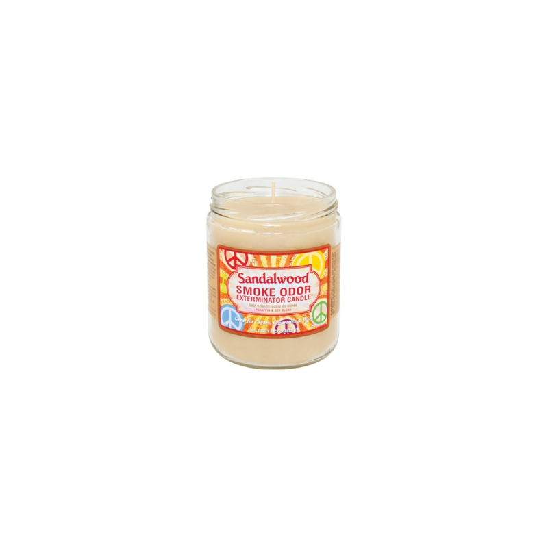 Smoke Odor Exterminator Candle Sandalwood Jar view 1
