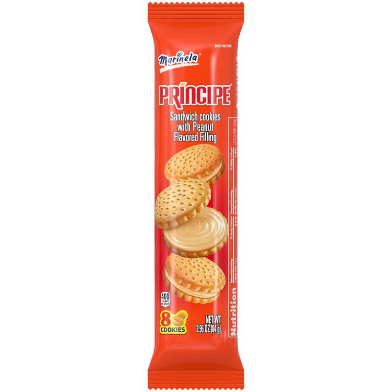 Marinela Principe Peanut Flavored Sandwich Cookies view 1