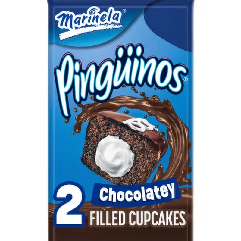 Marinela Pingüinos Chocolate Crème-Filled Cupcakes Box view 1