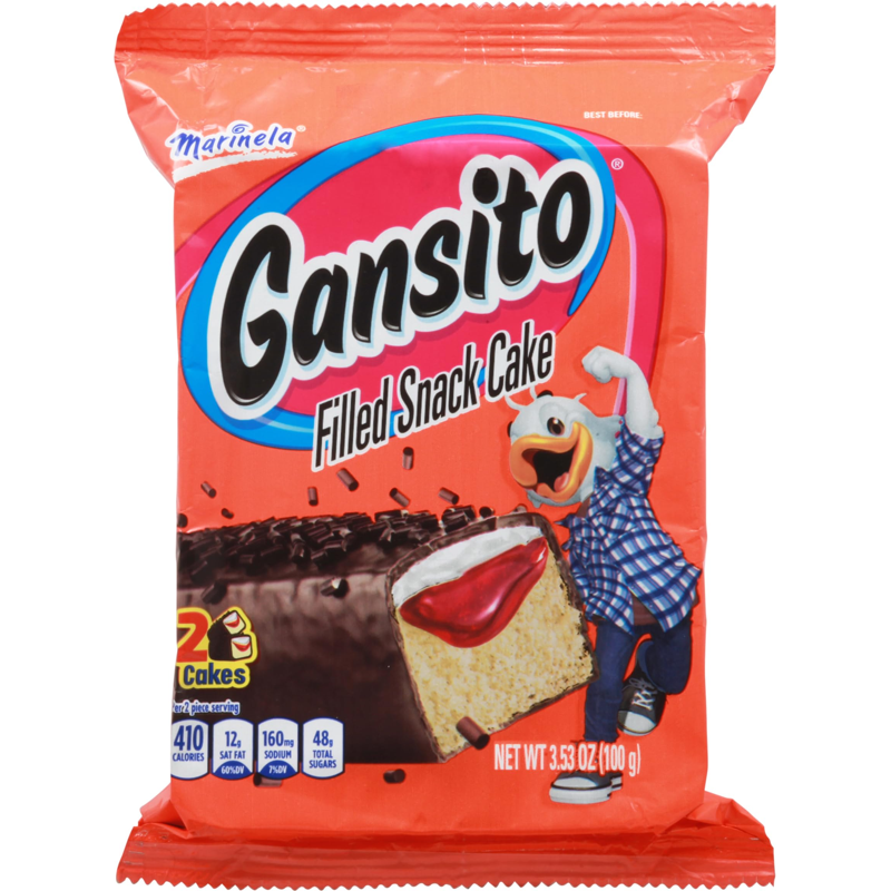 Marinela Gansito Filled Snack Cake 105g Box