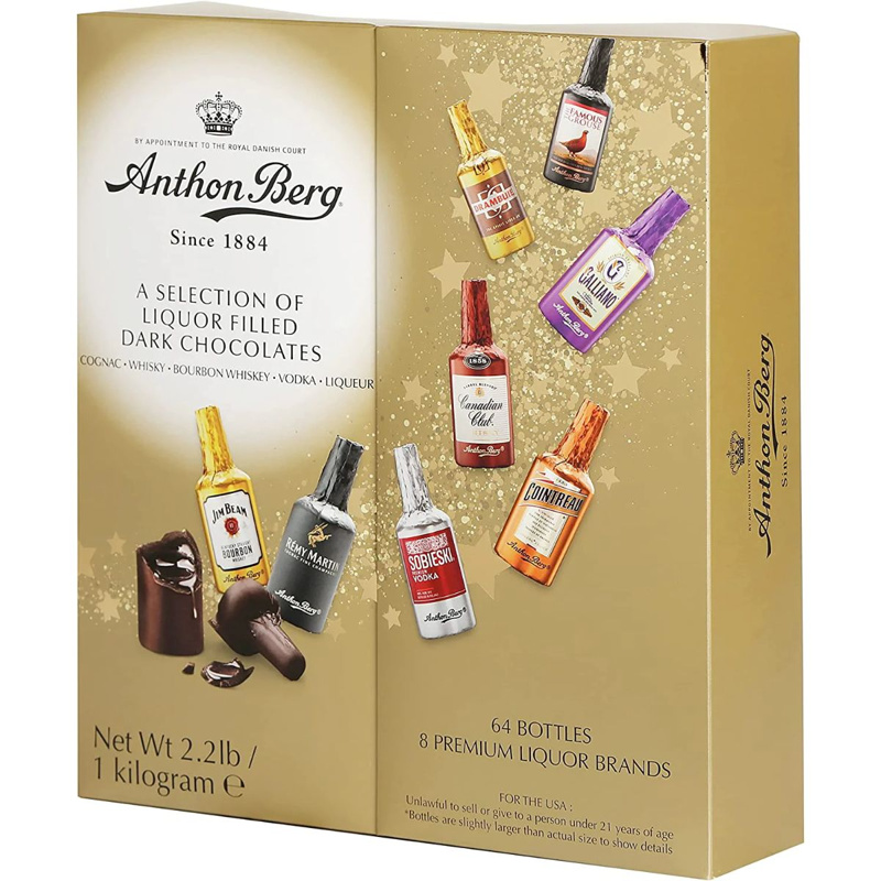Anthon Berg Liquor-Filled Dark Chocolates Box view 1