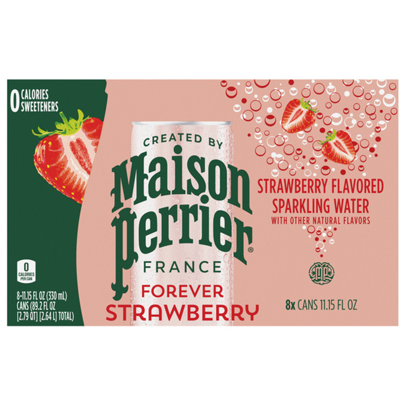 Perrier Forever Strawberry Sparkling Water 11.15 fl oz