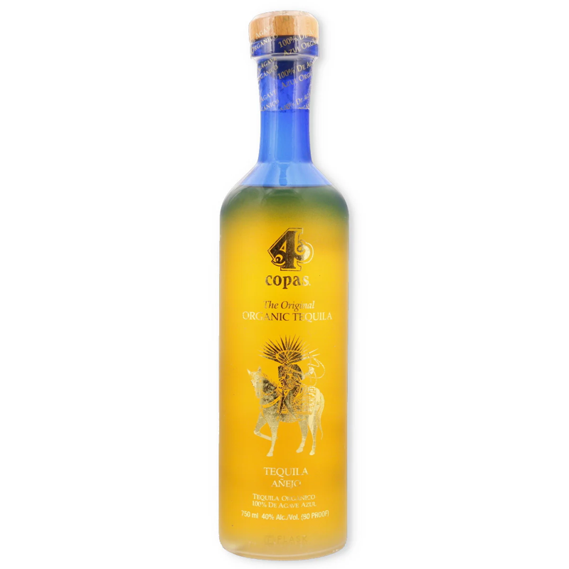 4 Copas Añejo Tequila view 1