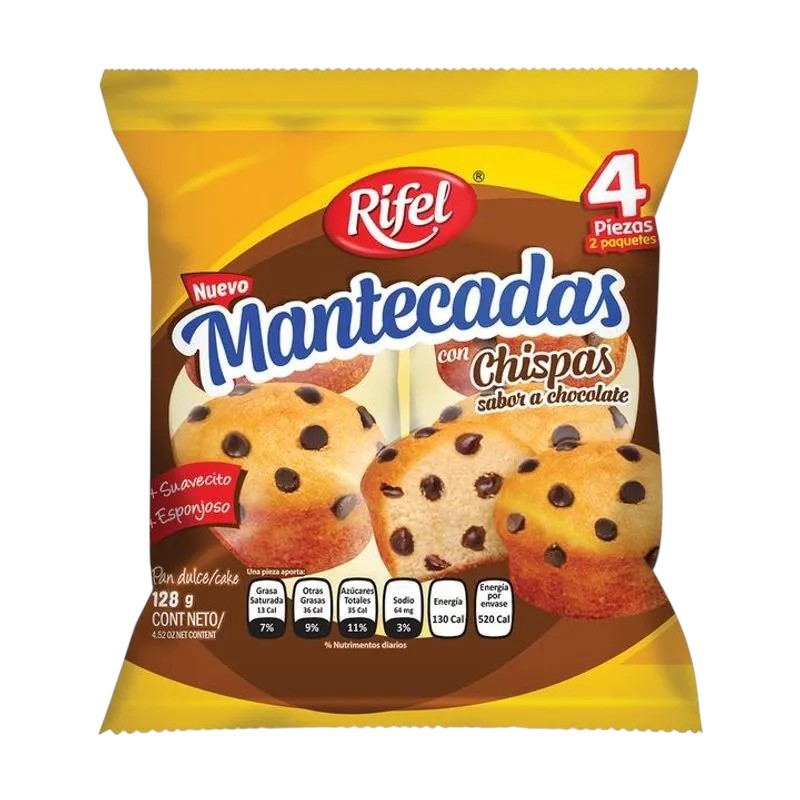Rifel Mantecadas con Chispas view 1