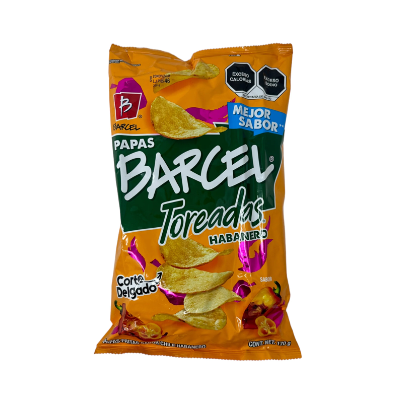 Barcel Papas Toreadas Habanero Potato Chips view 1