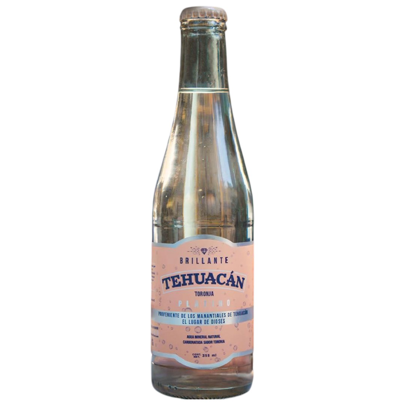 Tehuacán Brillante Sparkling Grapefruit Mineral Water 12oz