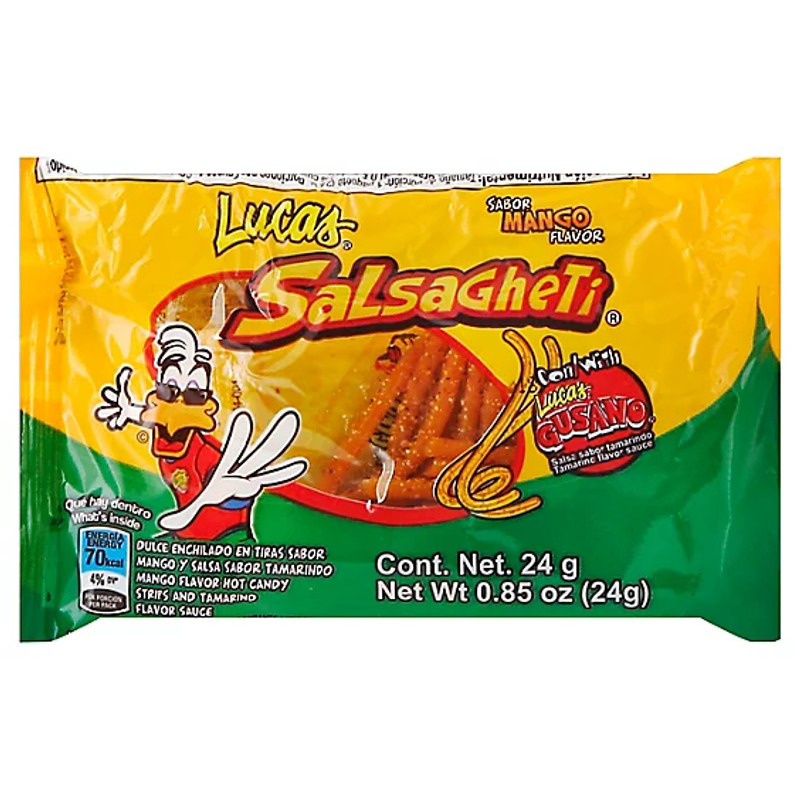 Lucas Salsagheti Mango Flavor 24g Bag