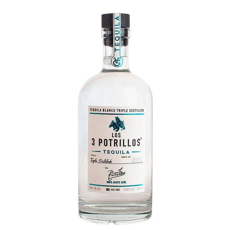 Los 3 Potrillos Blanco Tequila view 1
