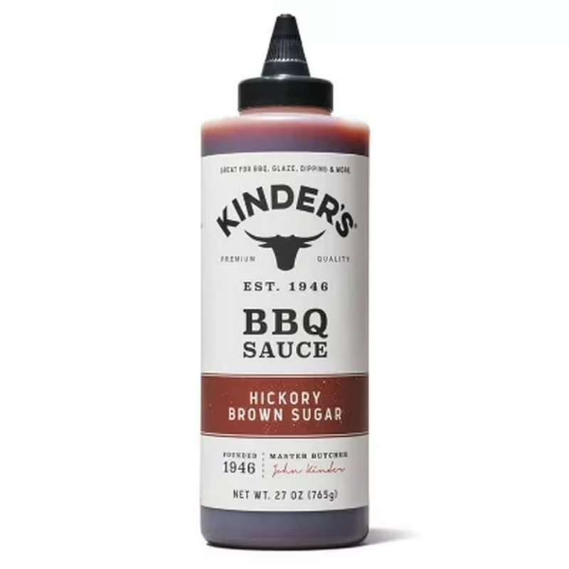 Kinder's Hickory Brown Sugar BBQ Sauce 27oz Bottle