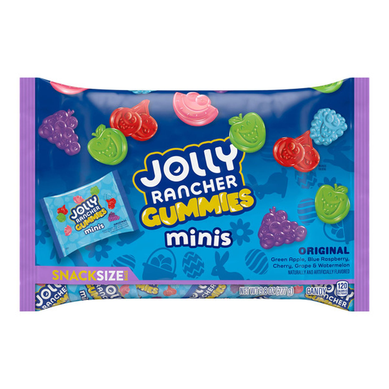 Jolly Rancher Gummies Minis Assorted Fruit Flavored Candy view 1